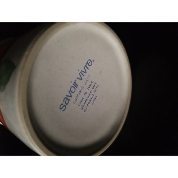 Luscious By Savoir Vivre Mug White Multicolor 1 Cup - Picture 9 of 12